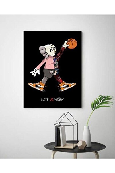 My canvas Kaws Basketball Duvar Dekorasyon Kanvas Tablo