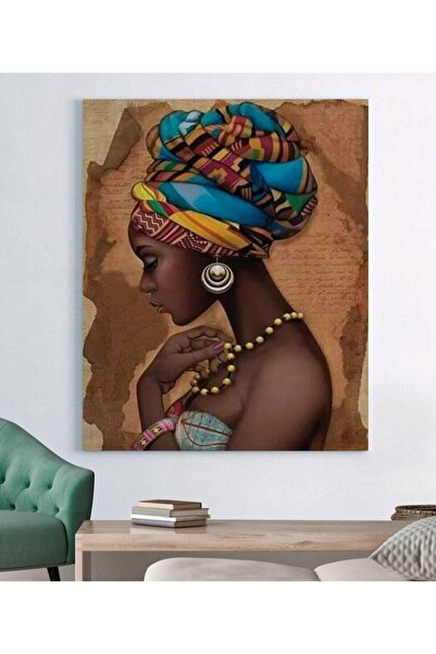 My canvas Afrikalı Zenci Kadın Kanvas Tablo