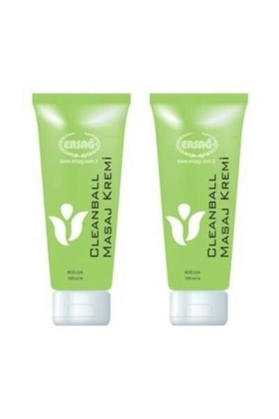 Ersağ كريم تدليك كلين بول - 2 عبوة 100 مل