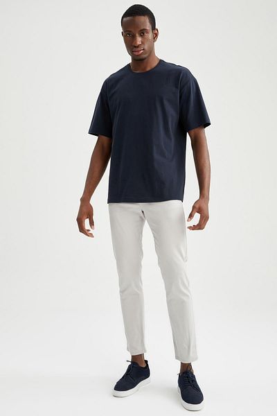 DeFacto Extra Slim Fit Chino Canvas Trousers