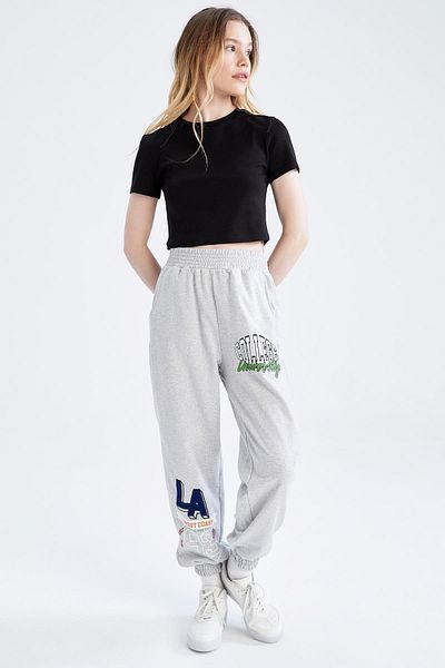 DeFacto Tricou crop cu mânecă scurtă, cu mânecă scurtă