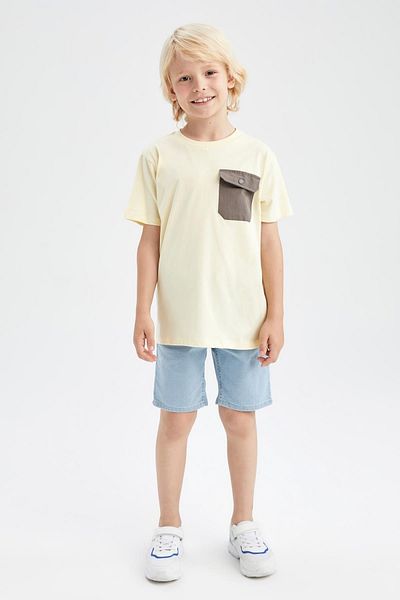 DeFacto Boy Boy Ripped Detailed Jean Bermuda