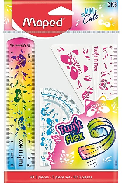 Maped Mini Cute 3 Lü Esnek Cizim Seti 15 Cm 981828