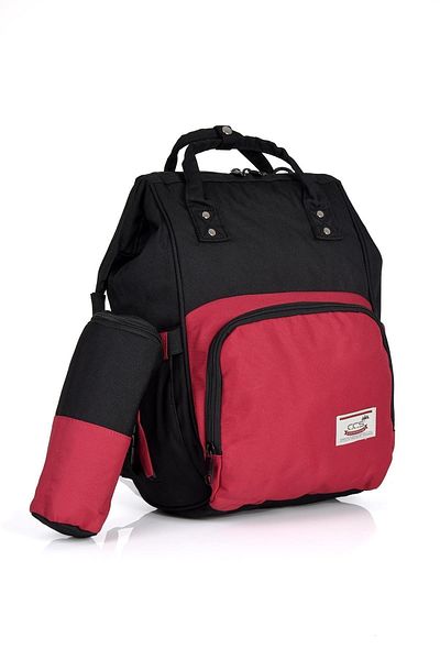 ÇÇS 16099 Mother Baby Care Backpack 2 Pack Black-red