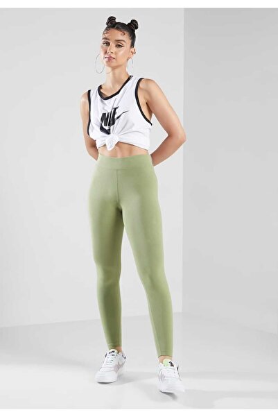 Nike W Nsw Essntl 7/8 Mr Lggng Kadın Siyah Günlük Stil Tayt
