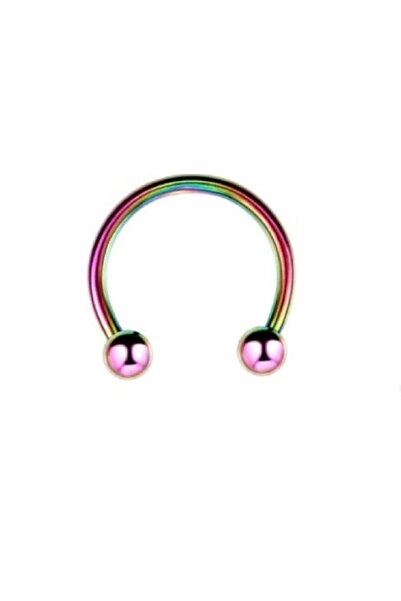 agbtasarım %100 Cerrahi Çelik Sertifikalı "septum, Nose, Helix" "burun, Dudak, Kıkırdak" Yarım Halka Piercing