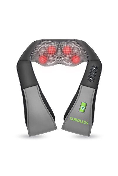 Eragon ERG-713 Kneading Şarjlı Ovmalı Isıtmalı Masaj Yastığı Boyun, Omuz, Sırt Masaj Aleti