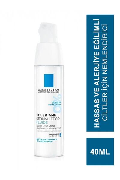 La Roche Posay Toleriane Dermallergo Fluide - Hassas Ve Alerjiye Eğilimli Ciltler İçin Nemlendirici Yüz Kremi 40 ml