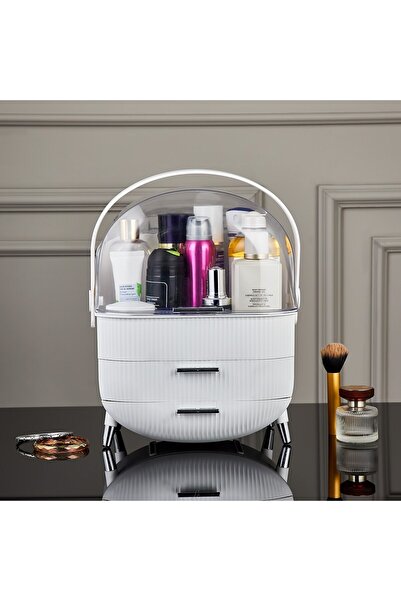 akisshome Akiss Home Çekmeceli Makyaj Kozmetik Düzenleyici Organizer