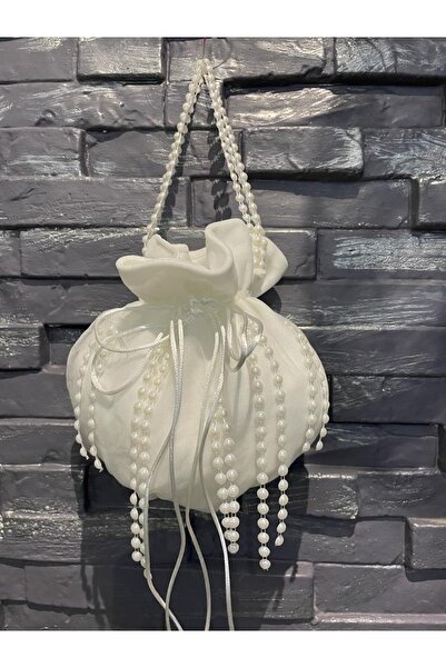 Tuanas Design Incili Gelin Takı Kesesi Gelin Aksesuar