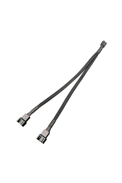WOZLO Fan Çoklayıcı Y Pwm Splitter Kablosu 4pin Dişi 4pin - 3pin Erkek