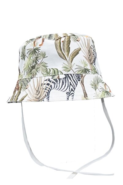 Ozmoz By Mukadder Özden 100% Cotton Colorful Patterned Unisex Children's Hat