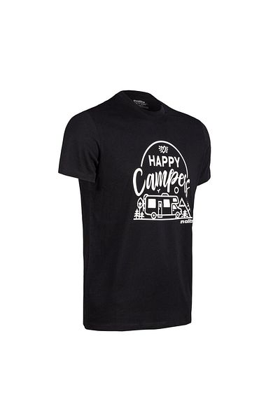 Evolite Μπλουζάκι Happy Campers [Μαύρο]