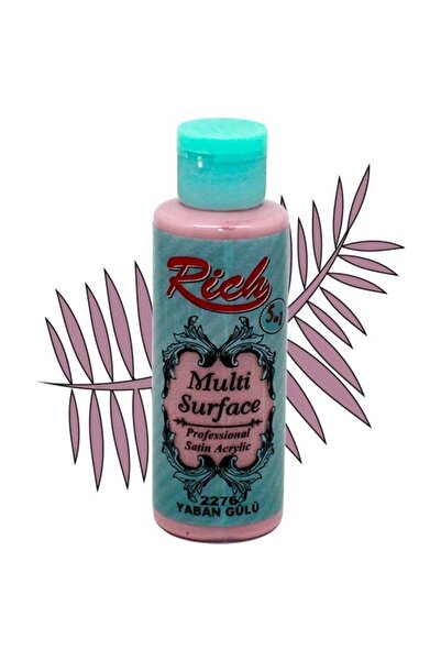 Rich Multi Surface Her Yüzey Için Akrilik Boya 120 Cc. 2276 Yaban Gülü