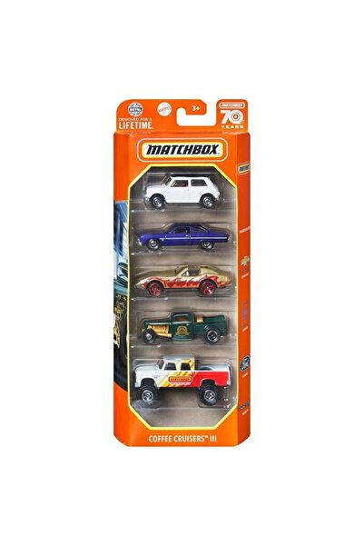 Matchbox Beşli Araba Seti Coffee Cruisers III HFH15