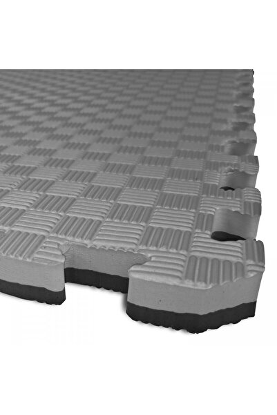 ELGA Tatami 100 X 100 X 26 Mm Siyah - Gri Çift Renkli Yer Minderi