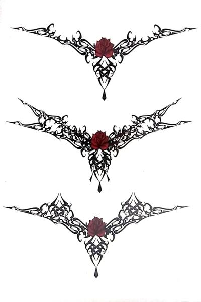 Everglow Jewelry Gül Desenli Kol Geçici Dövme