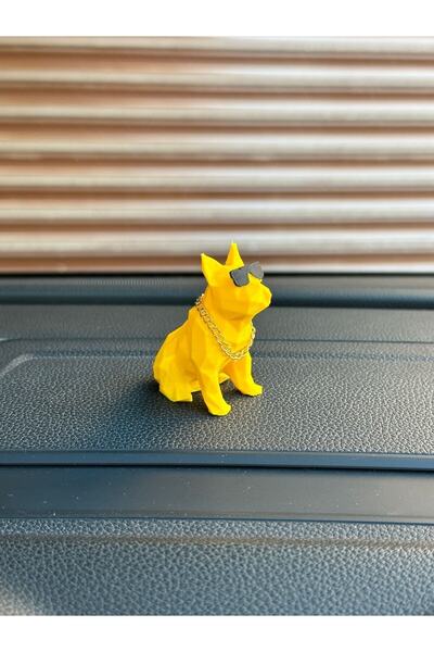 3dbaydesign ملحق توربيد بيتبول مع سلسلة ذهبية (أصفر)