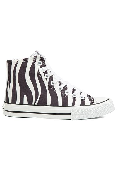 Benetton ®| BN-90190 - Black White - Women's Sports Shoes