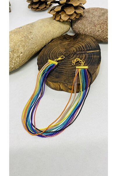 Porsuk Alternatif El yapımı lak kaplama zincir kasın halhal