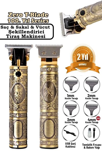 Shavingtech Rc-t99 Profesyonel Kuaförlerin Tercihi Saç Ense Sakal Çizim Lazer...