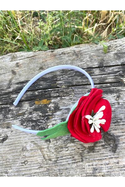 canan dizayn CORONĂ CU O FLORĂ ROȘĂ