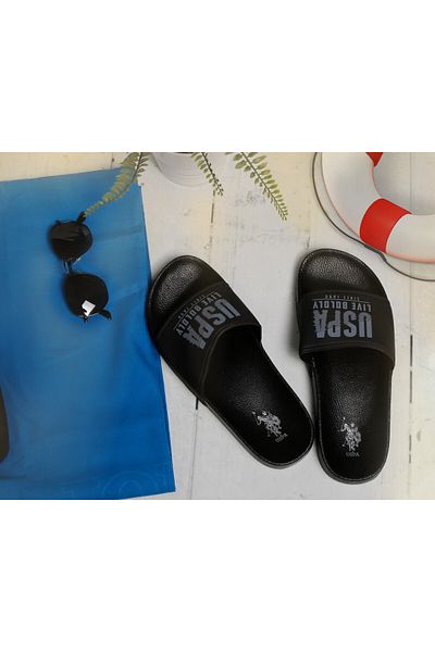 U.S. Polo Assn. U.S. Polo Assn. 3M Gusty 3Fx Men's Slippers 101369444 Black