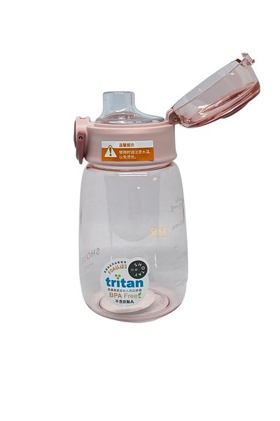 Shotay 480ml New Collection Cute Bear Comfortable Drinking Tritan Water Bottle with Measuring Scale