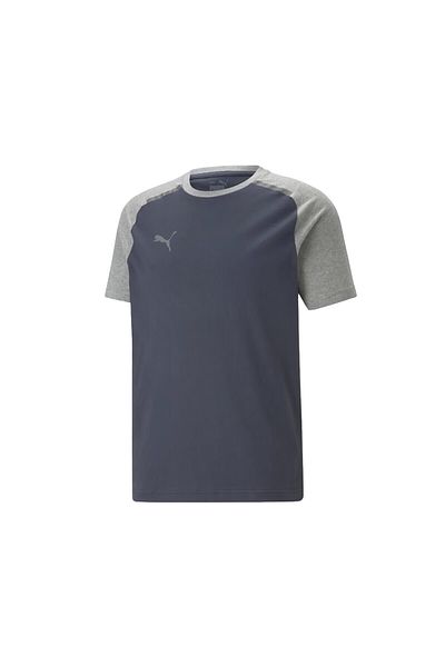 Puma Men's T-Shirt - Teamcup Casuals, Navy, 65799206