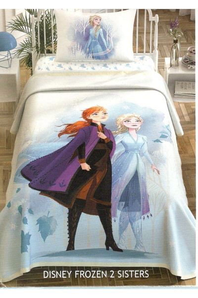 Taç Frozen 2 Sisters Single Duvet Set 100x200 Fitted Bed Sheet