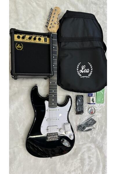 LEA ELEKTRO GİTAR SETİ HSS SİYAH