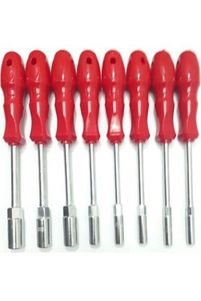 Eltos Socket Bit Screwdriver Set 6 8 9 10 11 12 13 14 (8 Pieces)