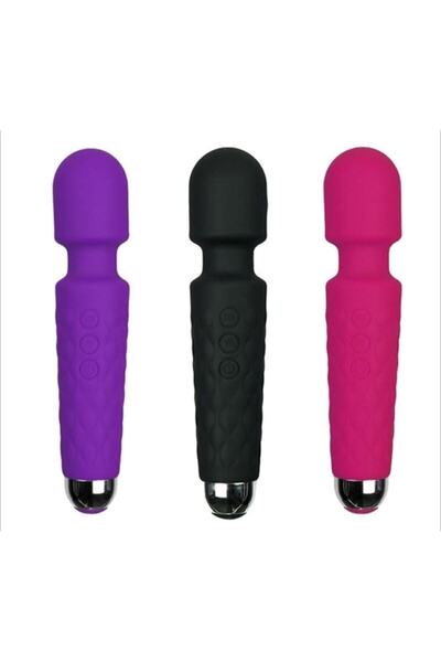Female Wand Massager Şarjlı Vibratör – Pembe