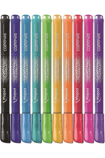 Maped Glitter Felt Pen 10 Colors847110