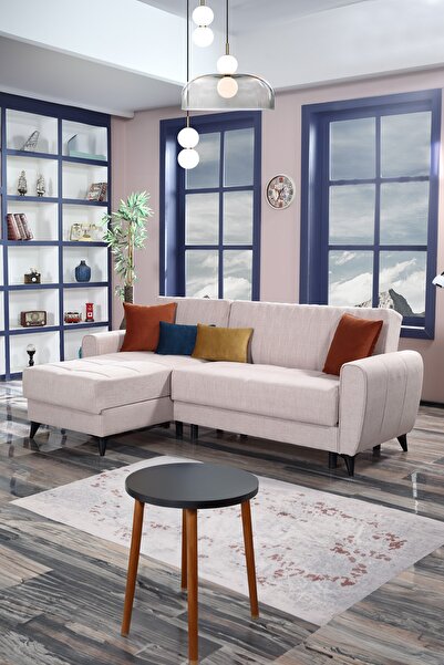 ASTRA MOBİLYA Astra Defne Köşe Koltuk Takımı - Krem