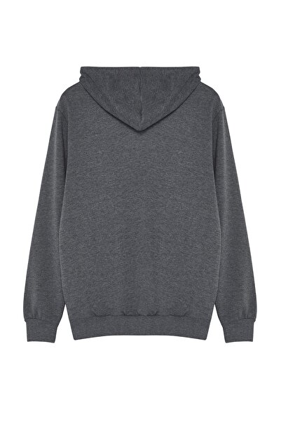 Trendyol Collection Сив суичър с качулка с обикновена кройка - пакет от 2 бр. TMNAW22SW1345