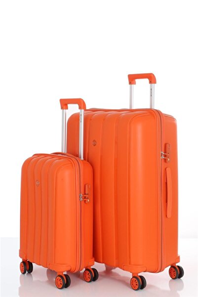 MÇS Mçs Polipropilen 2'li Valiz Seti Büyük & Kabin V305