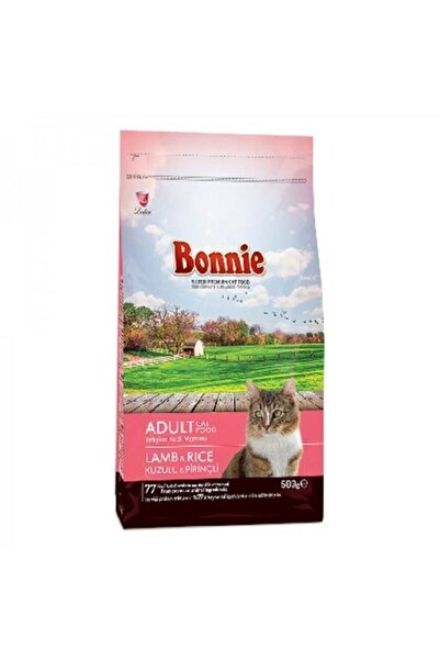 Bonnie Kuzulu & Pirinçli Yetişkin Kedi Maması 500 Gr.