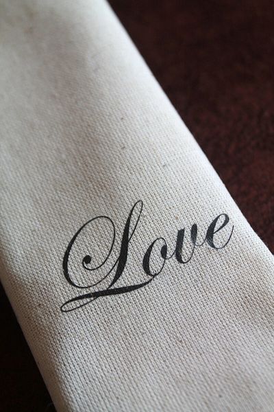 Emtory Home 12 Pieces Love Natural Linen Serving Napkin