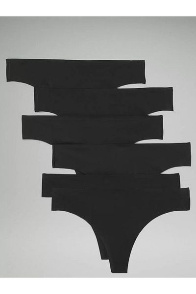 FOREVER MORE Laser Cut 6-Piece String Thong Set