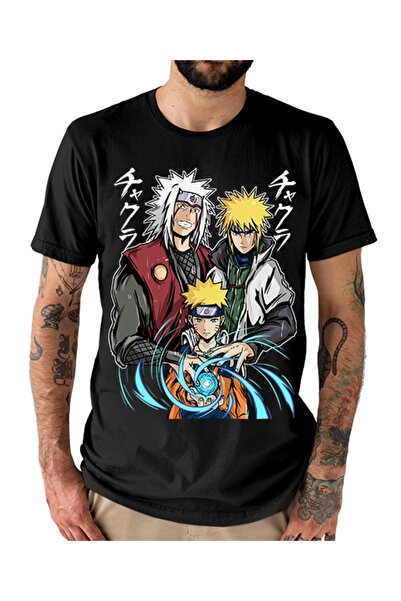 GALASHOP UNISEX NARUTO MINATO Y JIRAIYA T-SHİRT