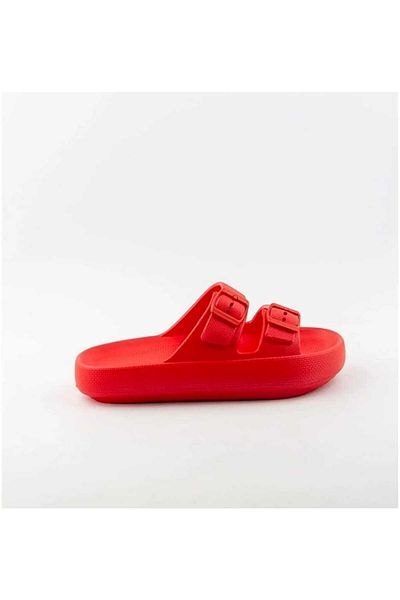 AkınalBella Akınal Bella Akınalbella Women's Double Buckle Summer Slippers E282.Z.000.08