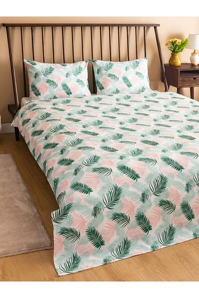 LC Waikiki Doppel-Piqué-Set mit Blattmuster