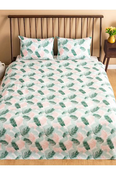 LC Waikiki Doppel-Piqué-Set mit Blattmuster
