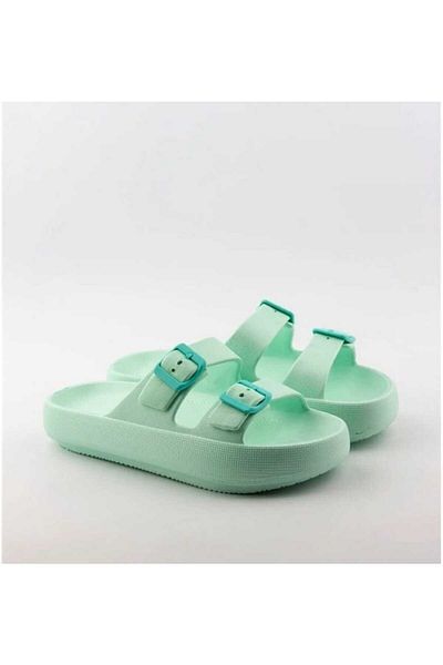 AkınalBella Akınal Bella Akınalbella Women's Double Buckle Summer Slippers E282.Z.000.08