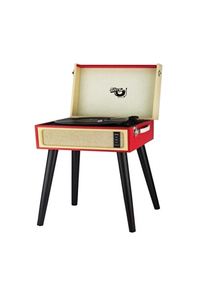 UygunSepet Ktools Retro K216 Ayaklı Pikap 33,45,78 Devir Kırmızı