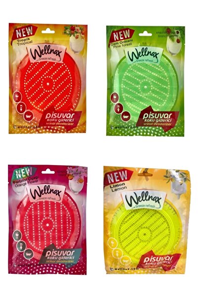 Hyd 4'lü Set Pisuvar Küvet Lavabo Banyo Koku Giderici Tropikal Portakal Çiçeği Çam Ormanı Limon Kokulu