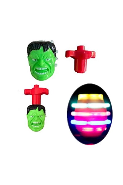 Genel Markalar HULK IŞIKLI TOPAÇ HULK TOPAÇ RENKLİ LED IŞIKLI SESLİ TOPAÇ YEŞ...