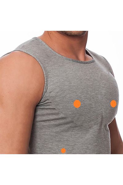 Fitmasterpro Sleeveless Undershirt That Makes Men Look Muscular