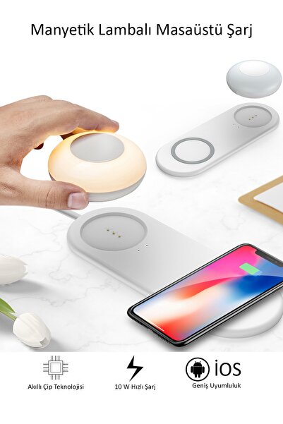 TECHNOMEN Masaüstü Lambalı Telefon Şarjı 10 W